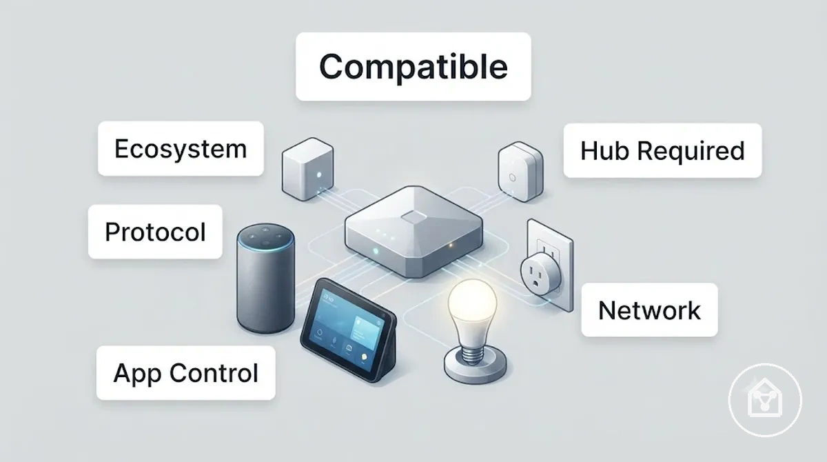 Compatibility factors for choosing smart home devices that work together reliably