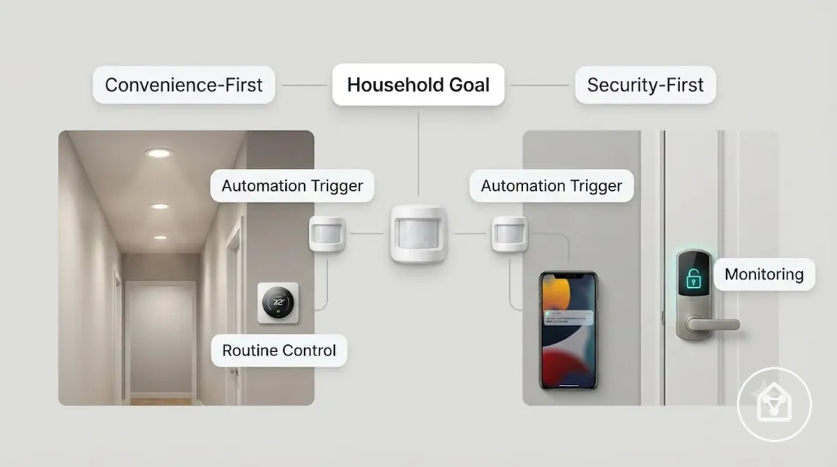 Comparison of convenience-first systems versus security-first systems
