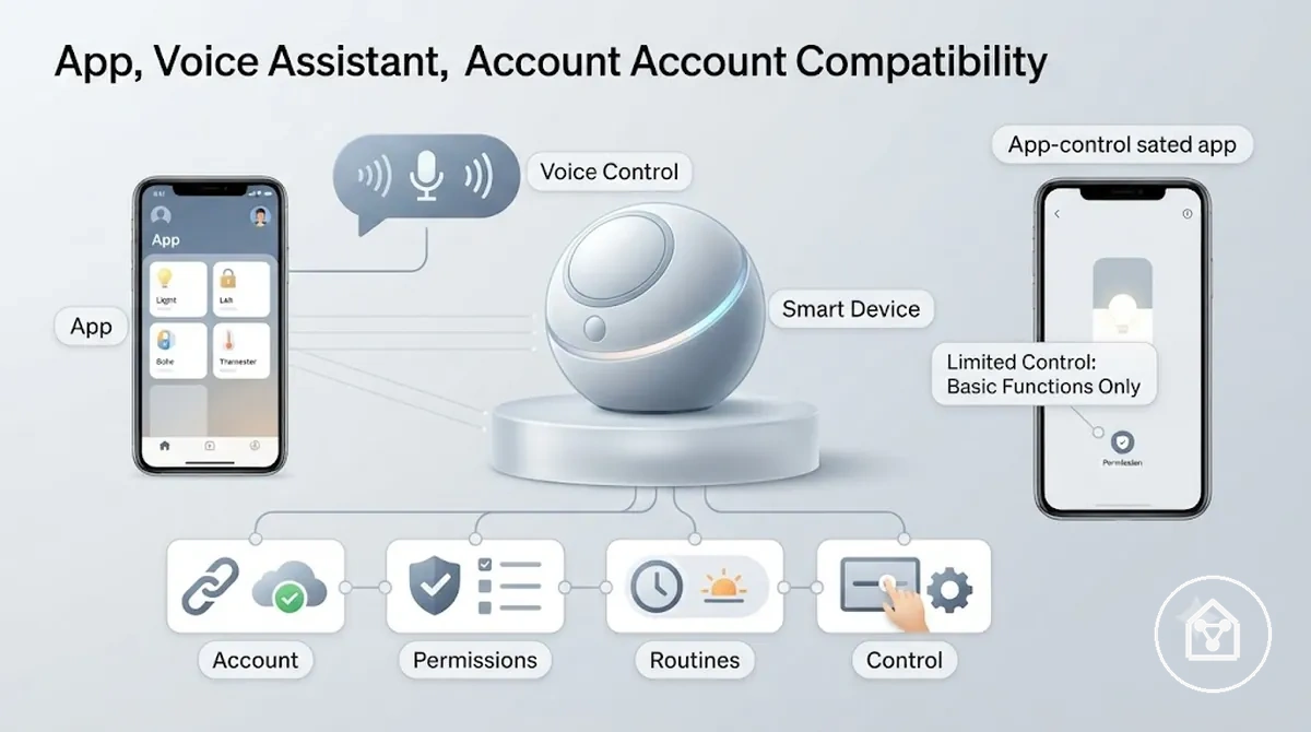 Compatibilite application assistant vocal compte