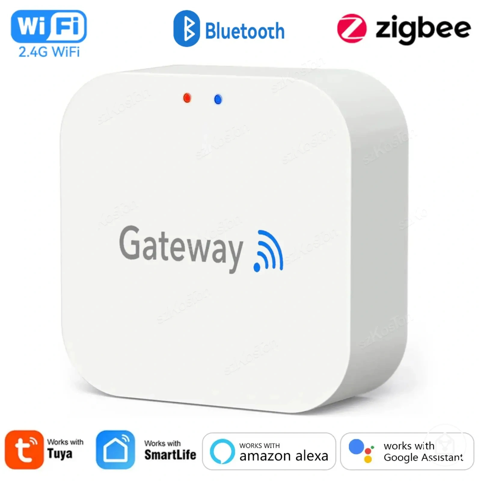 Zigbee, WiFi ve Bluetooth mesh destekli çok modlu akıllı ev gateway